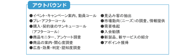 アウトバウンド