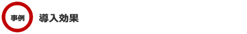 導入効果